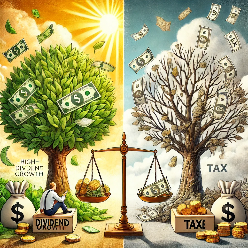 How Taxes Impact High-Yield Dividend Growth Investing illustration